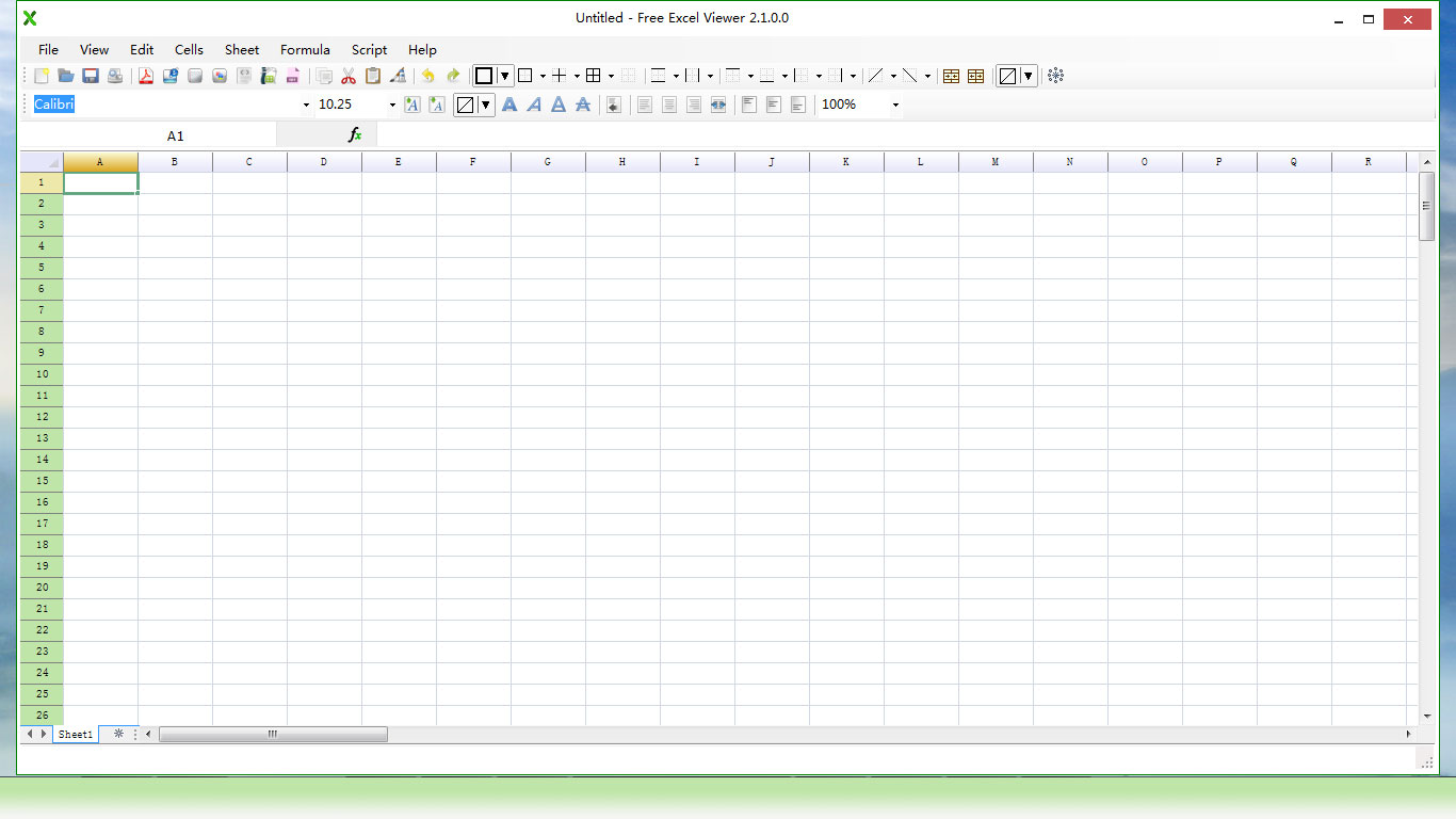 Free Excel Reader software