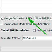 Merge and Convert Excel files to One PDF